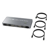 TYPE Cx2 TO DP1.4 8K 30HZ KVM SWITCH
