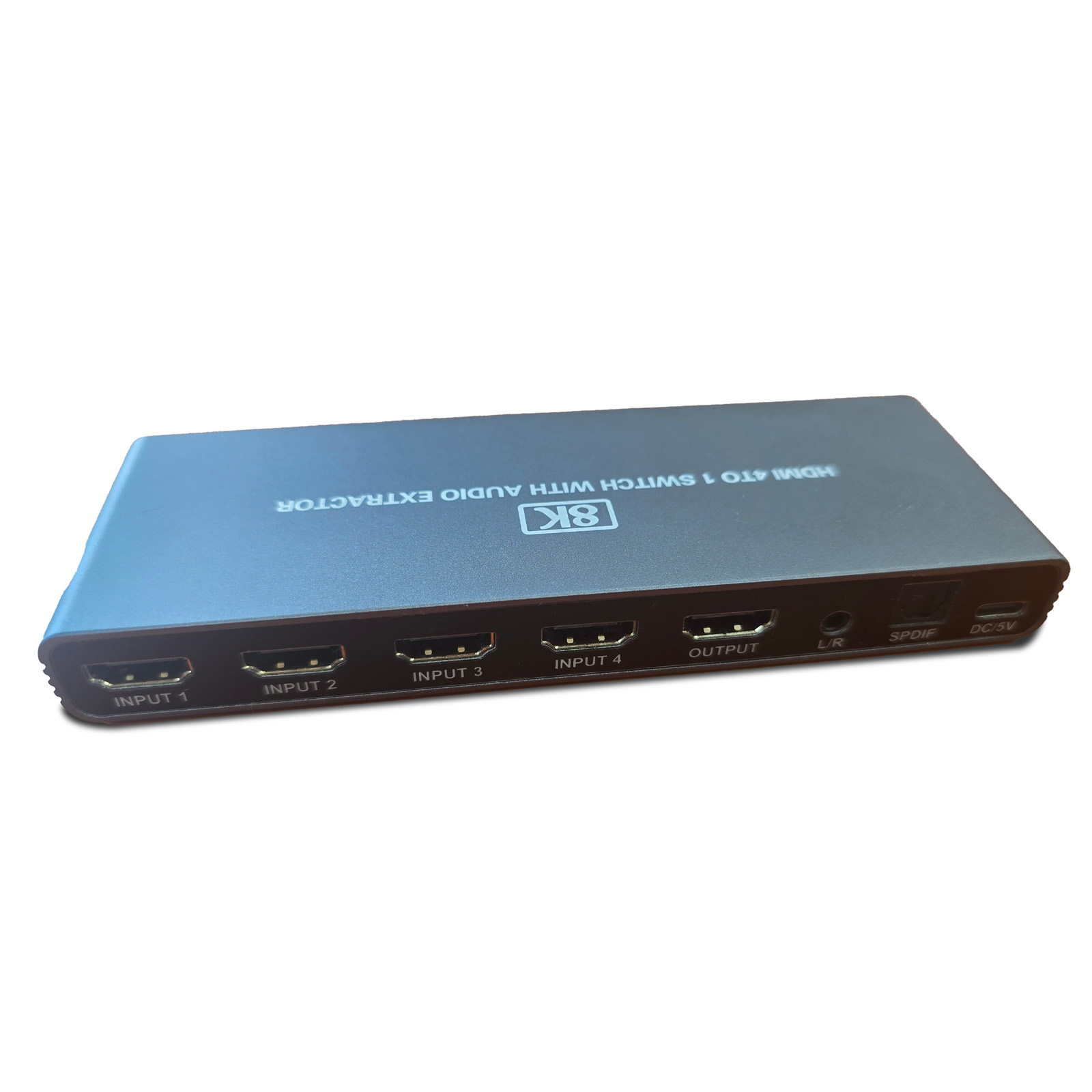 HDMI 8K 4 TO 1 SWITCH WITH AUDIO EXTRACTOR