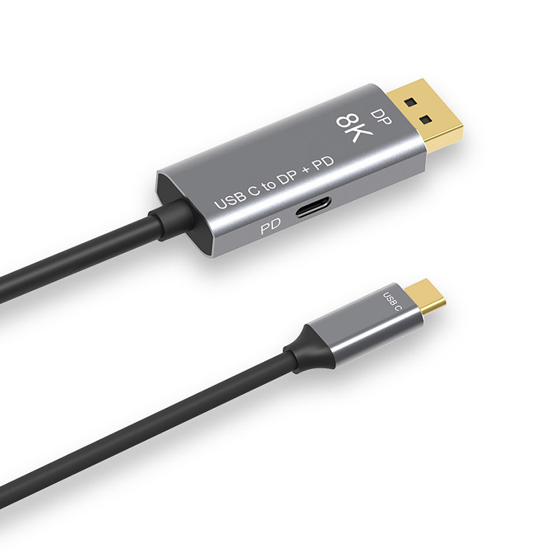 TYPE C TO &nbsp;DP1.4 8K WITH PD CABLE
