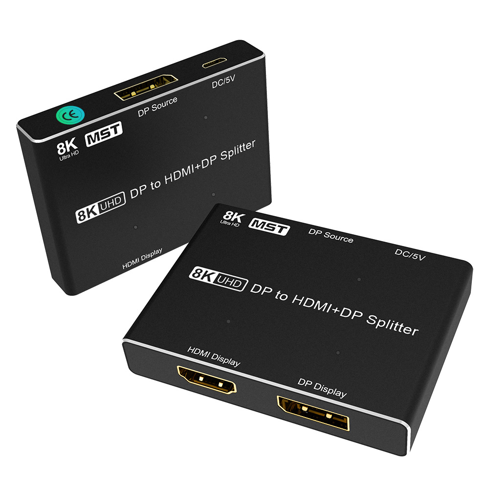 DP TO HDMI & DP 8K SPLITTER
